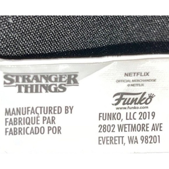 Stranger Things Funko Mini Backpack Womens Small Black Geometric 80s